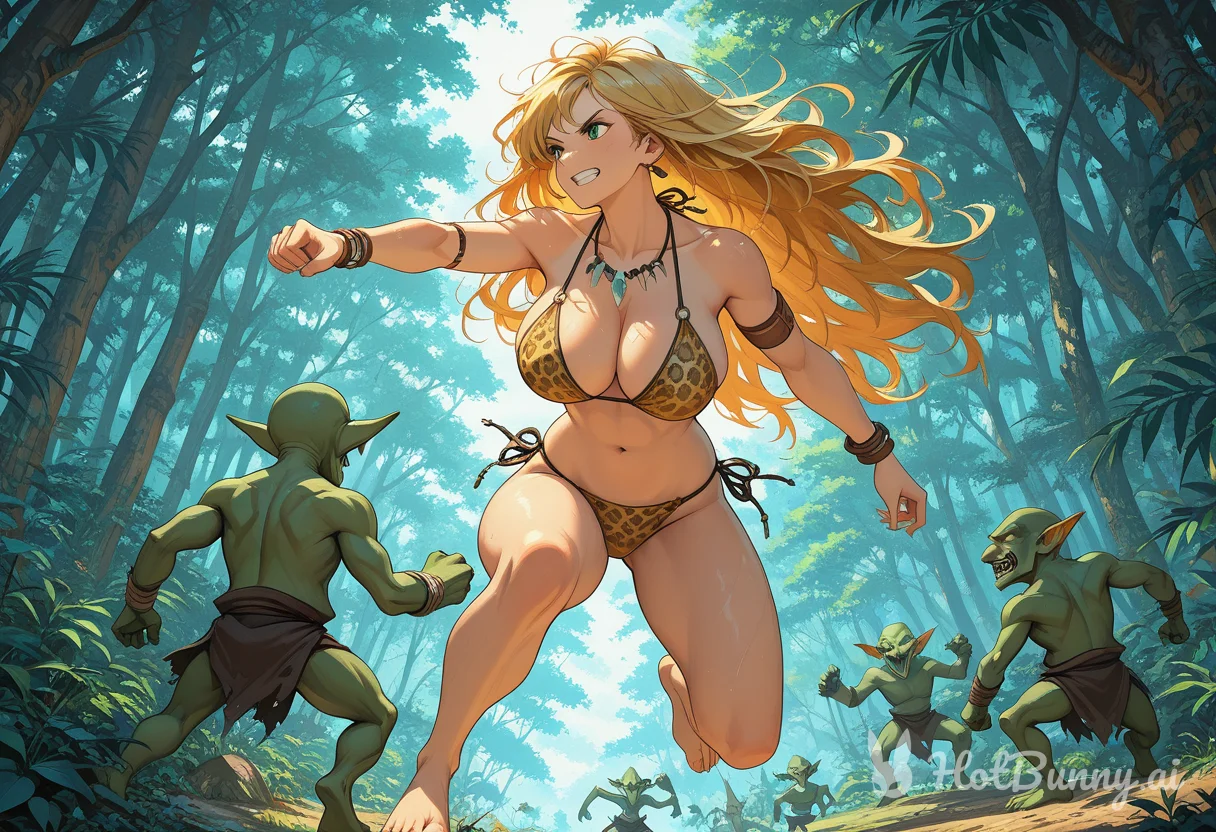 Goblin Swimsuit Blonde Ai Hentai