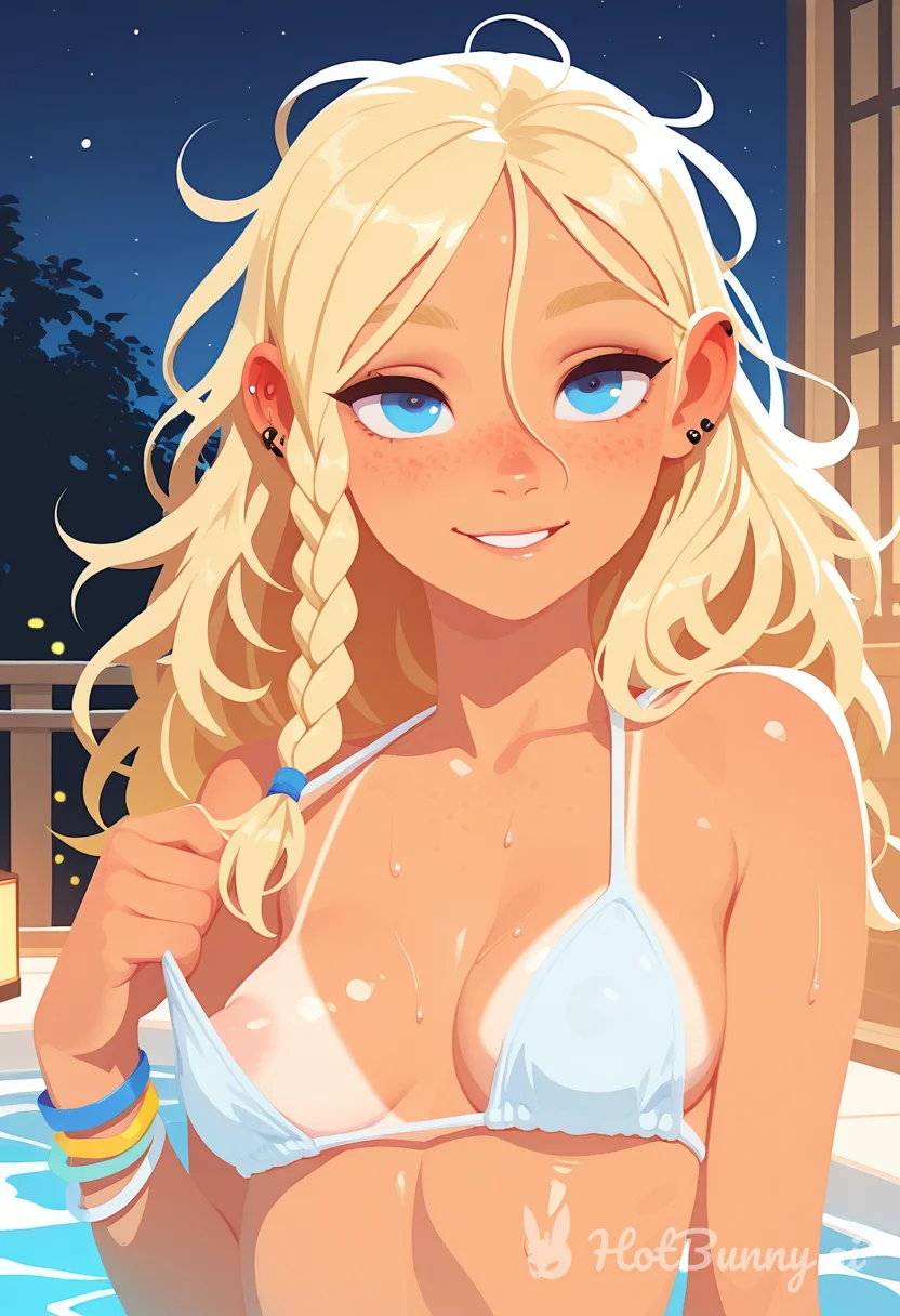 Juniper bikini peek