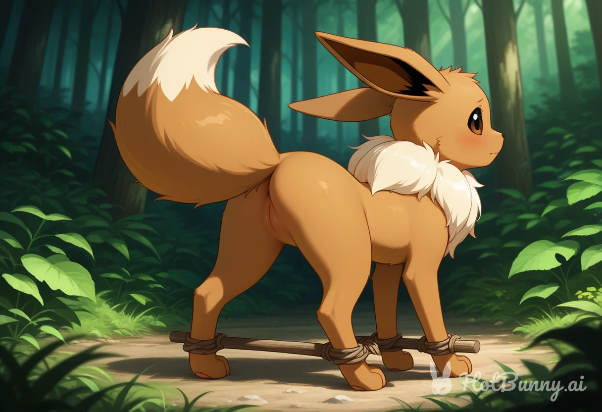 Eevee from Pokemon Bondage Ai Hentai