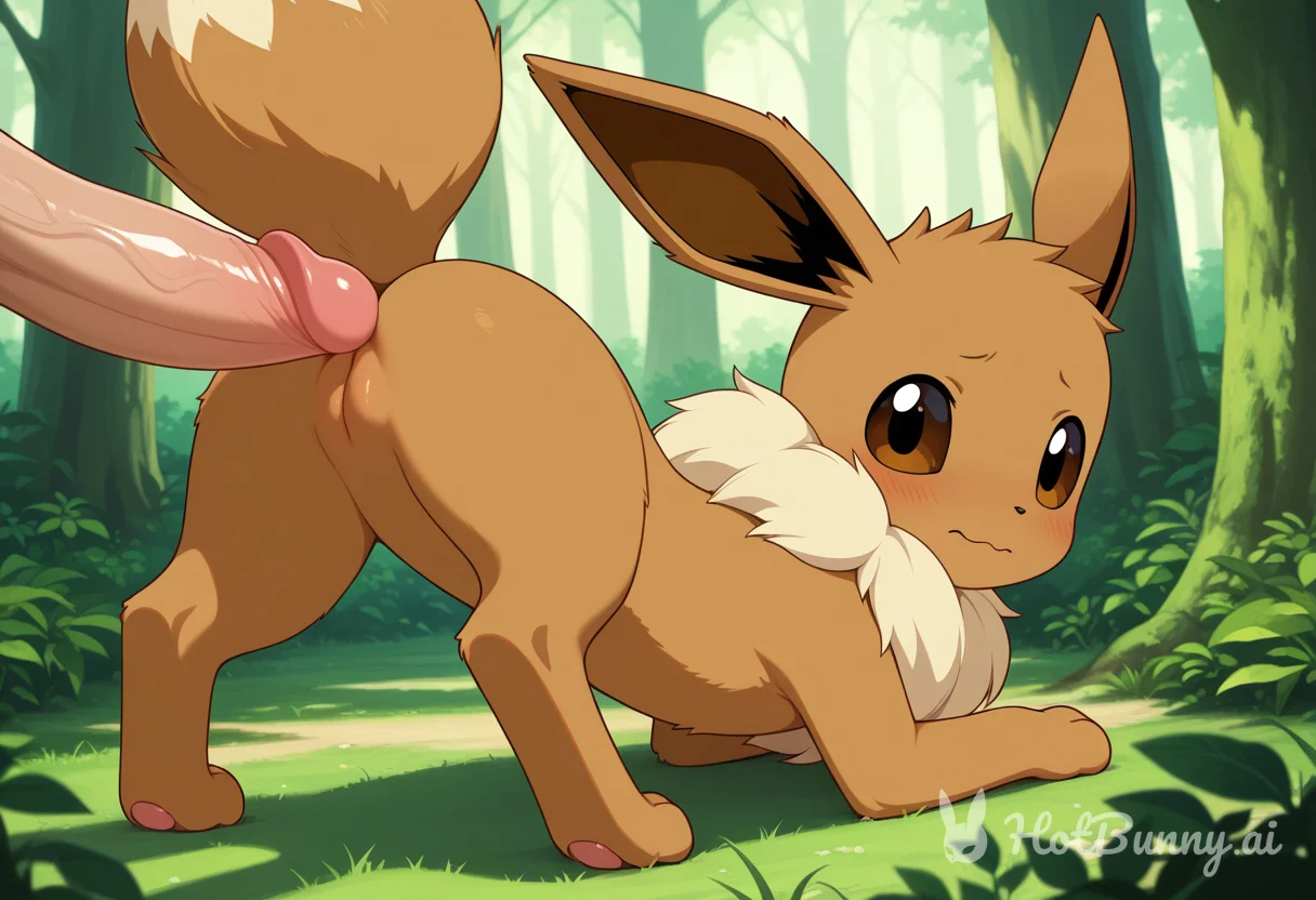 Eevee from Pokemon Pokephilia Ai Hentai
