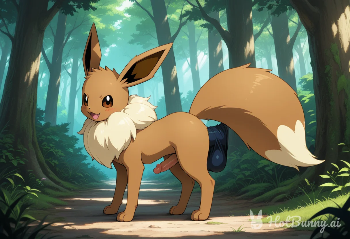 Eevee from Pokemon Pokephilia Ai Hentai