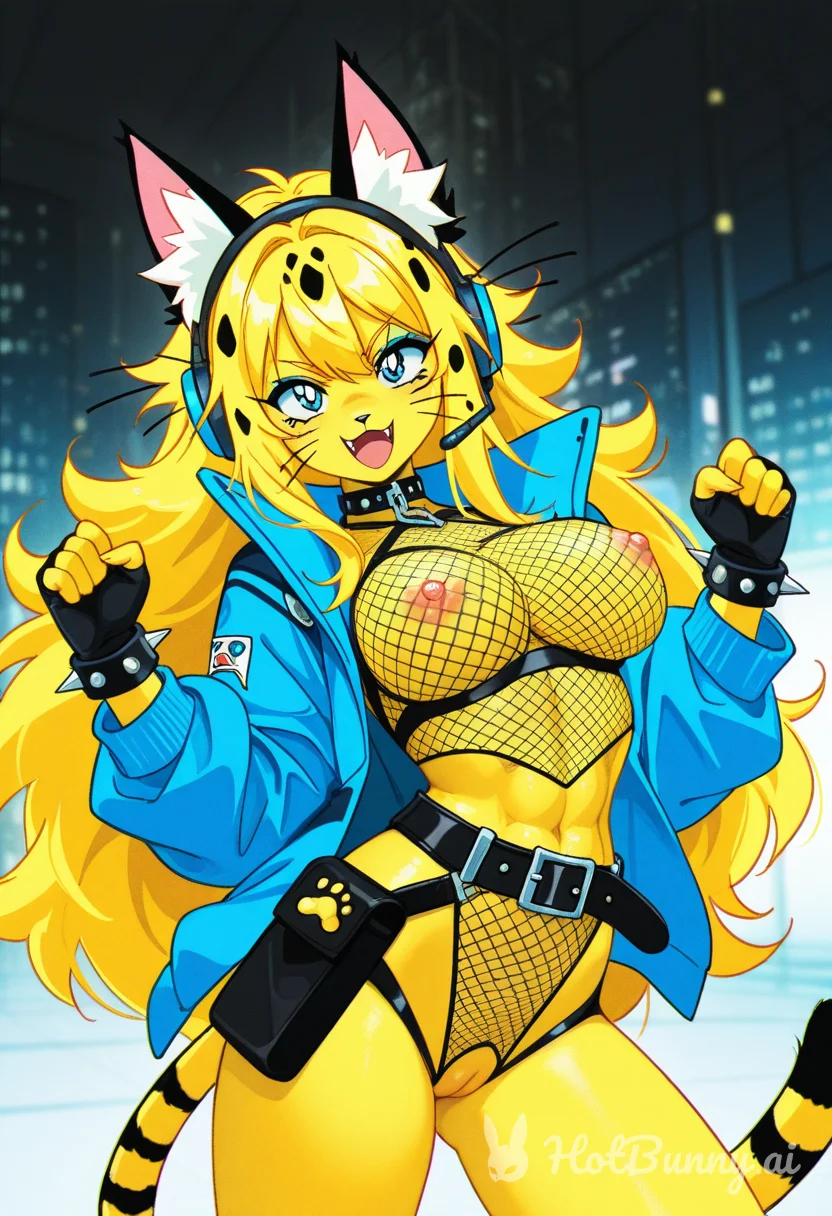 Cat Girl Blonde Lingerie Ai Hentai