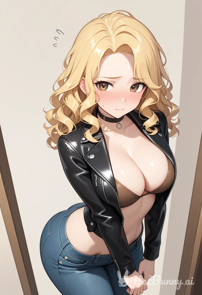 Blonde Lingerie Ai Hentai