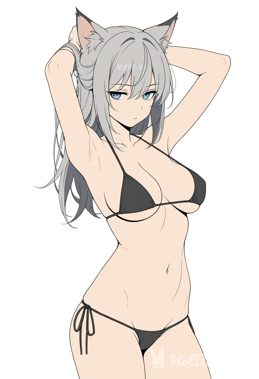 Cat Girl Swimsuit Ai Hentai