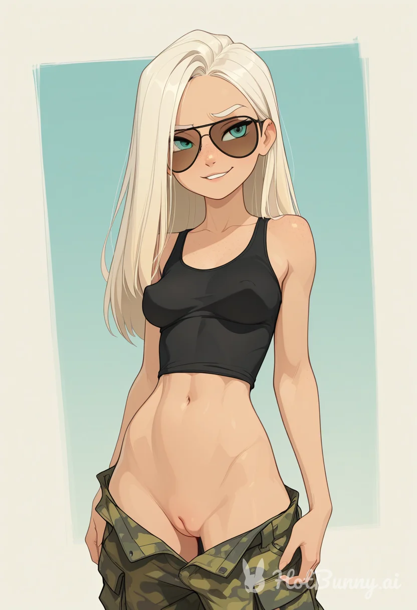 Ebony Blonde Ai Hentai