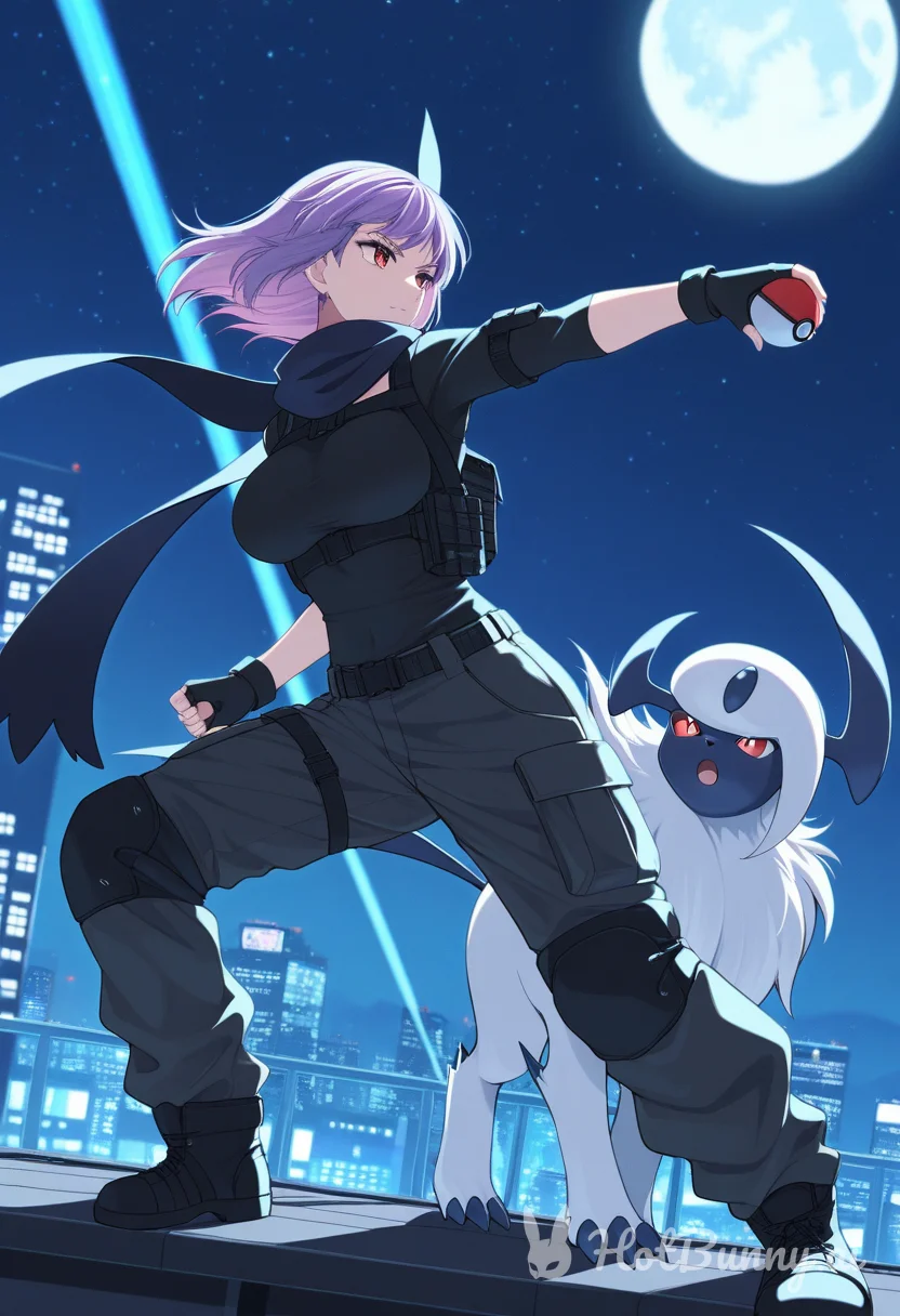 purple haired goddess...