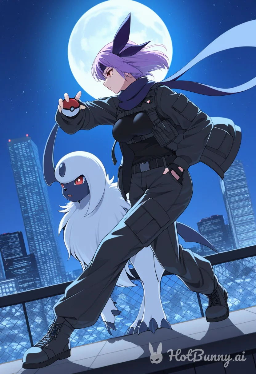 purple haired goddess...
