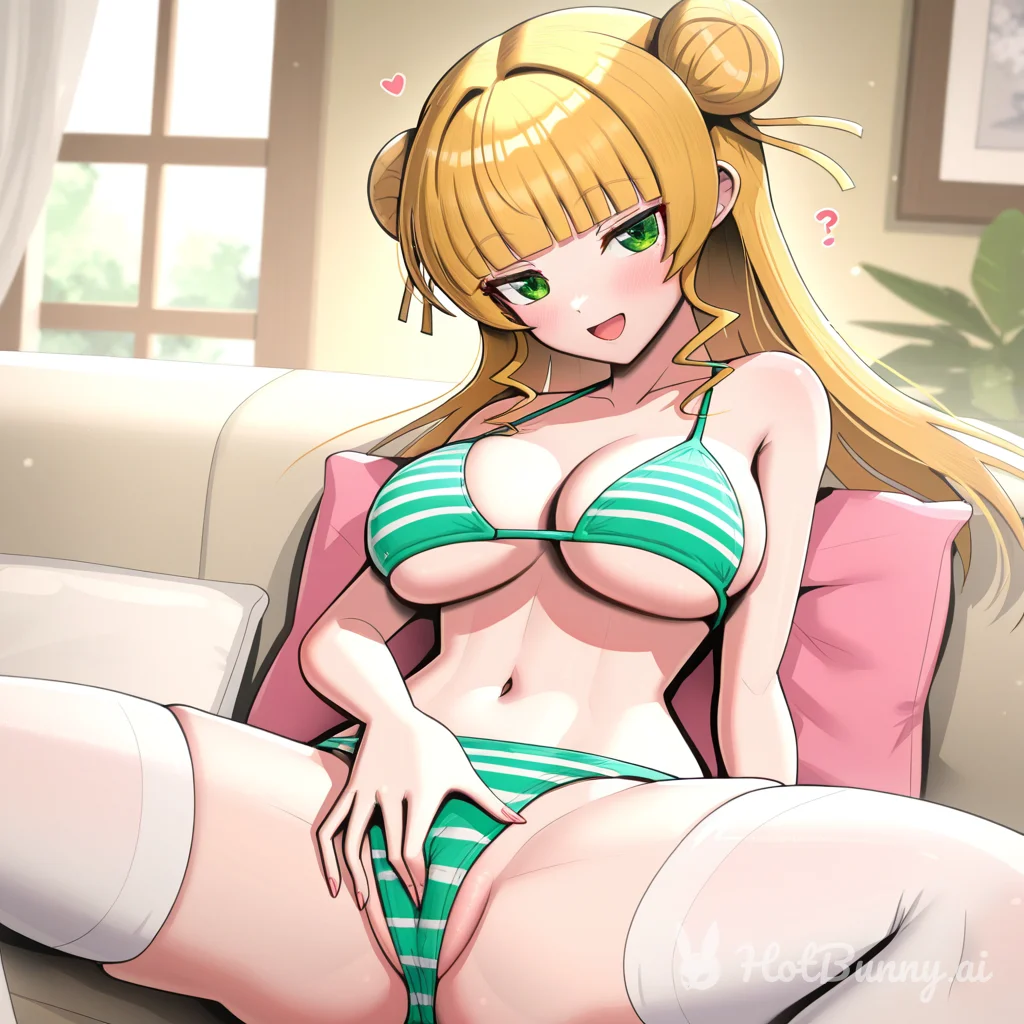 Masturbation Swimsuit Blonde Ai Hentai