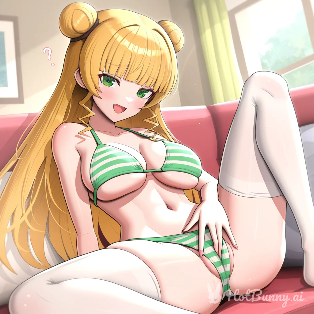 Masturbation Swimsuit Blonde Ai Hentai