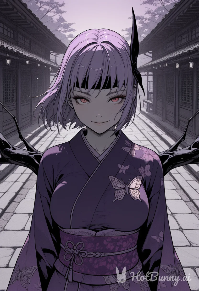 purple haired goddess...