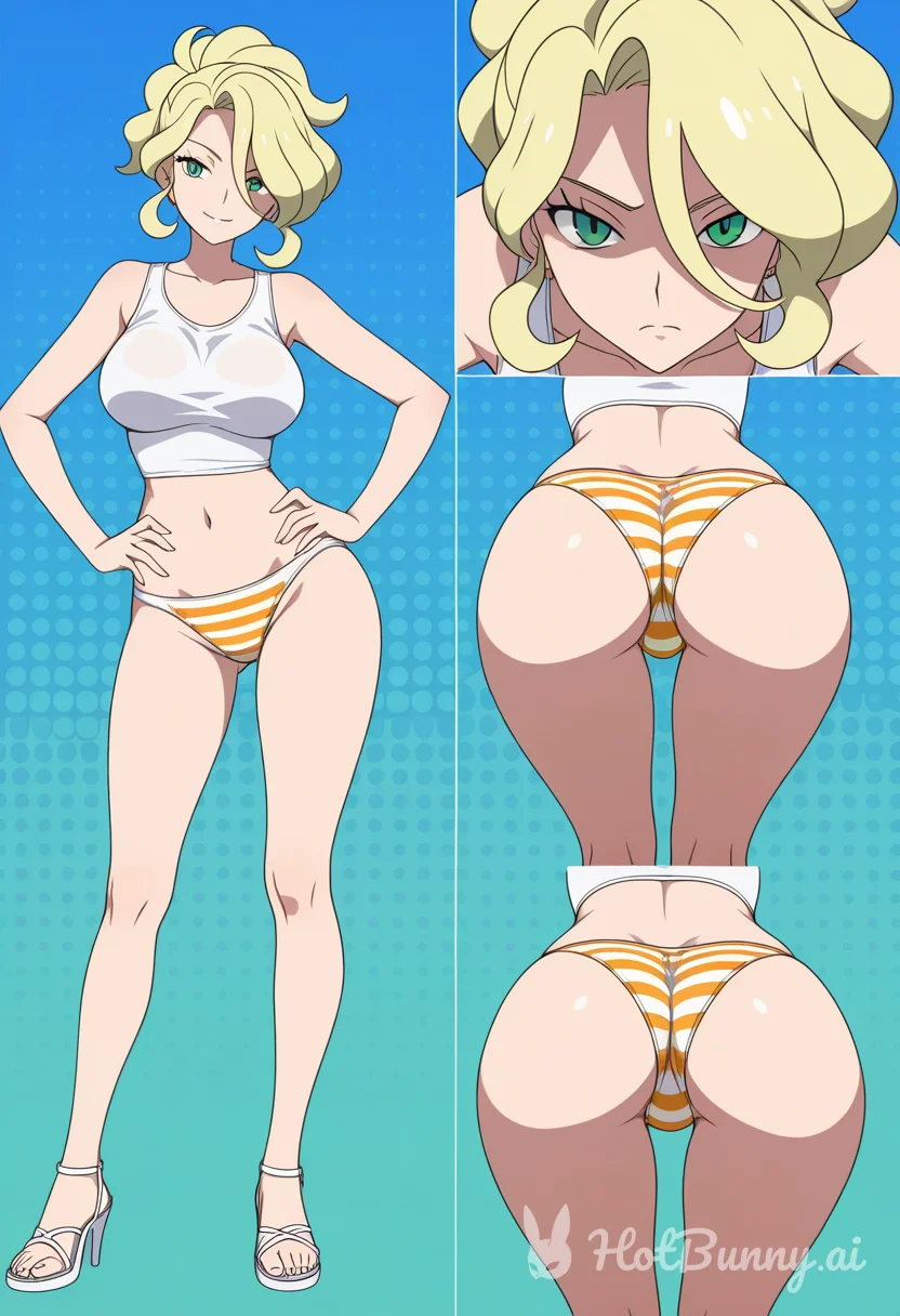 Swimsuit Blonde Ai Hentai