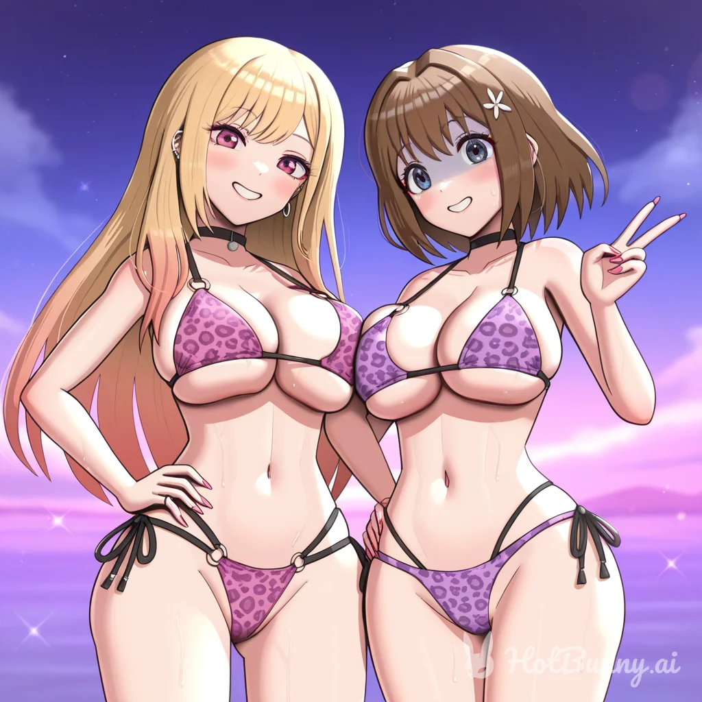 Swimsuit Blonde Ai Hentai