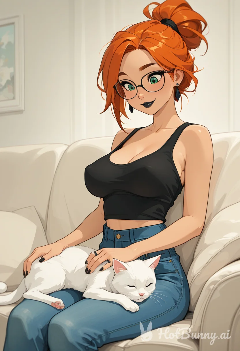 Cat sitting