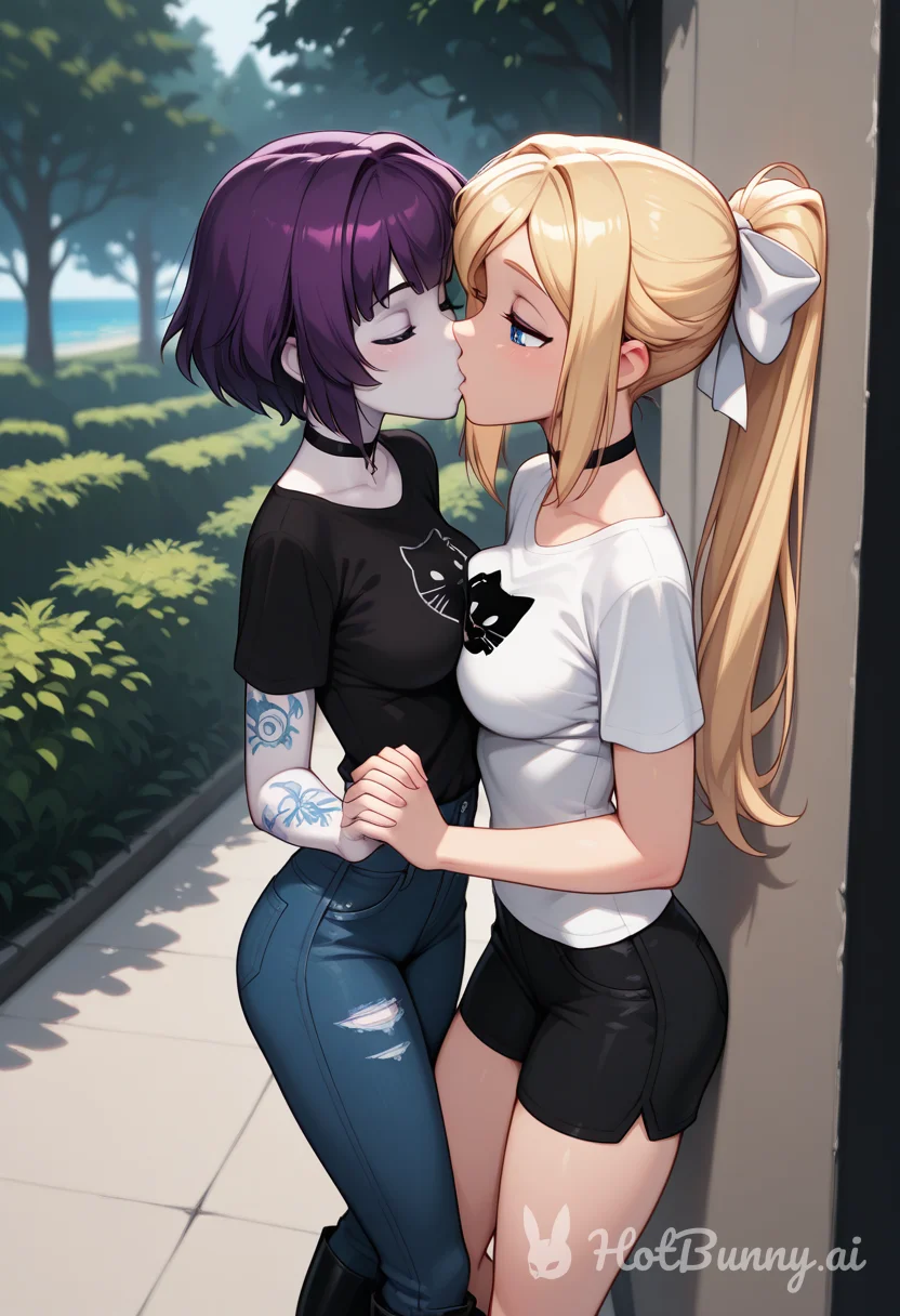 Lesbian Blonde Ai Hentai