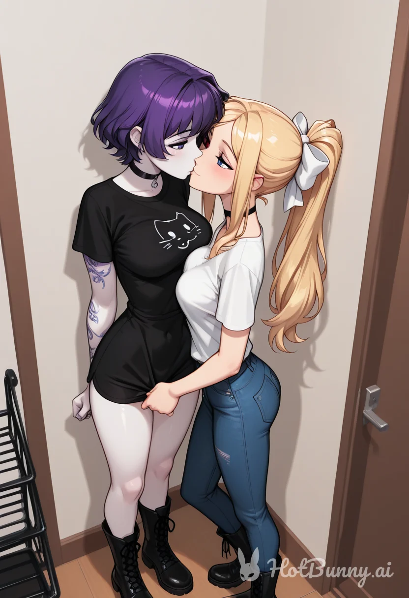Lesbian Blonde Ai Hentai