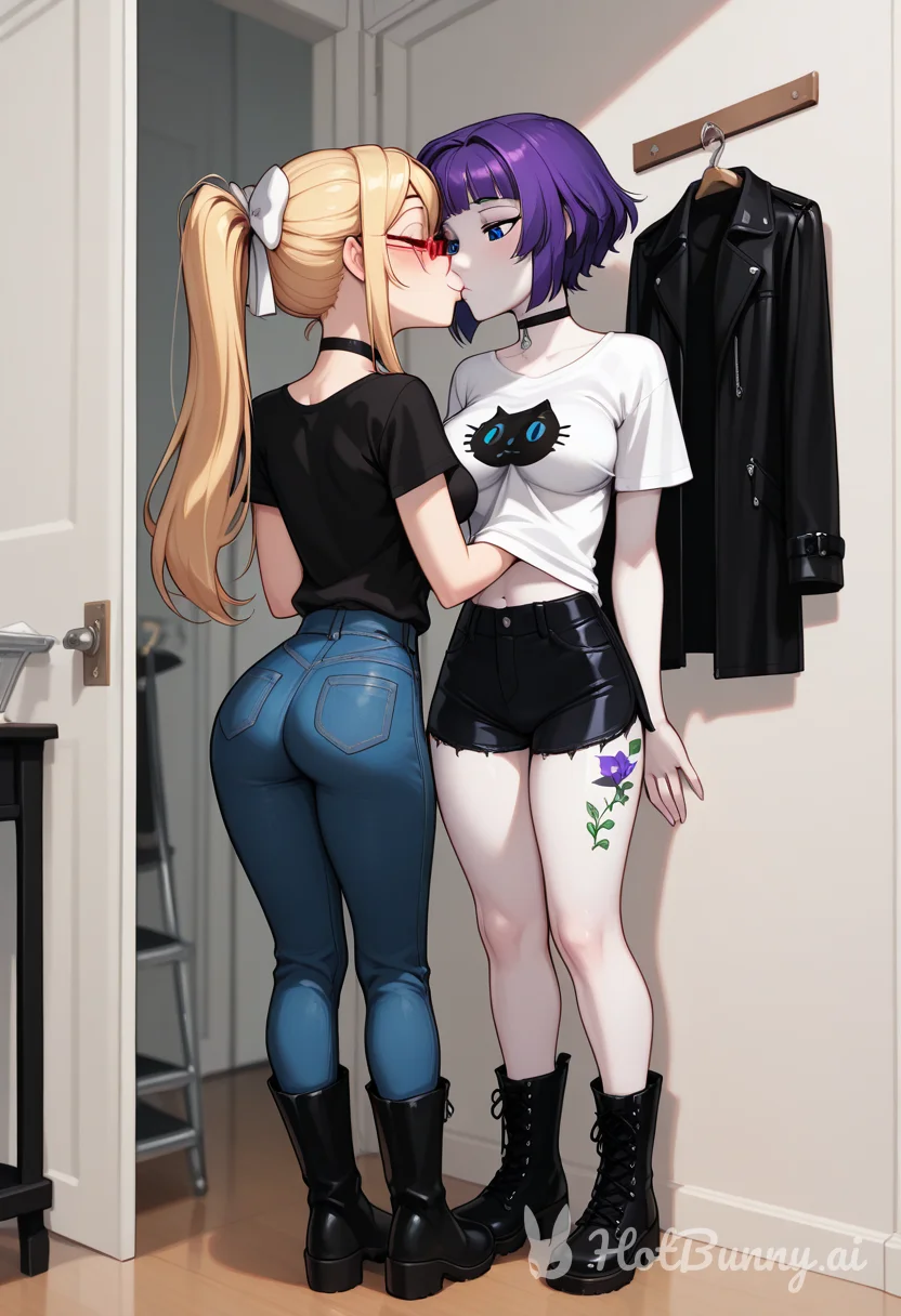 Lesbian Blonde Ai Hentai