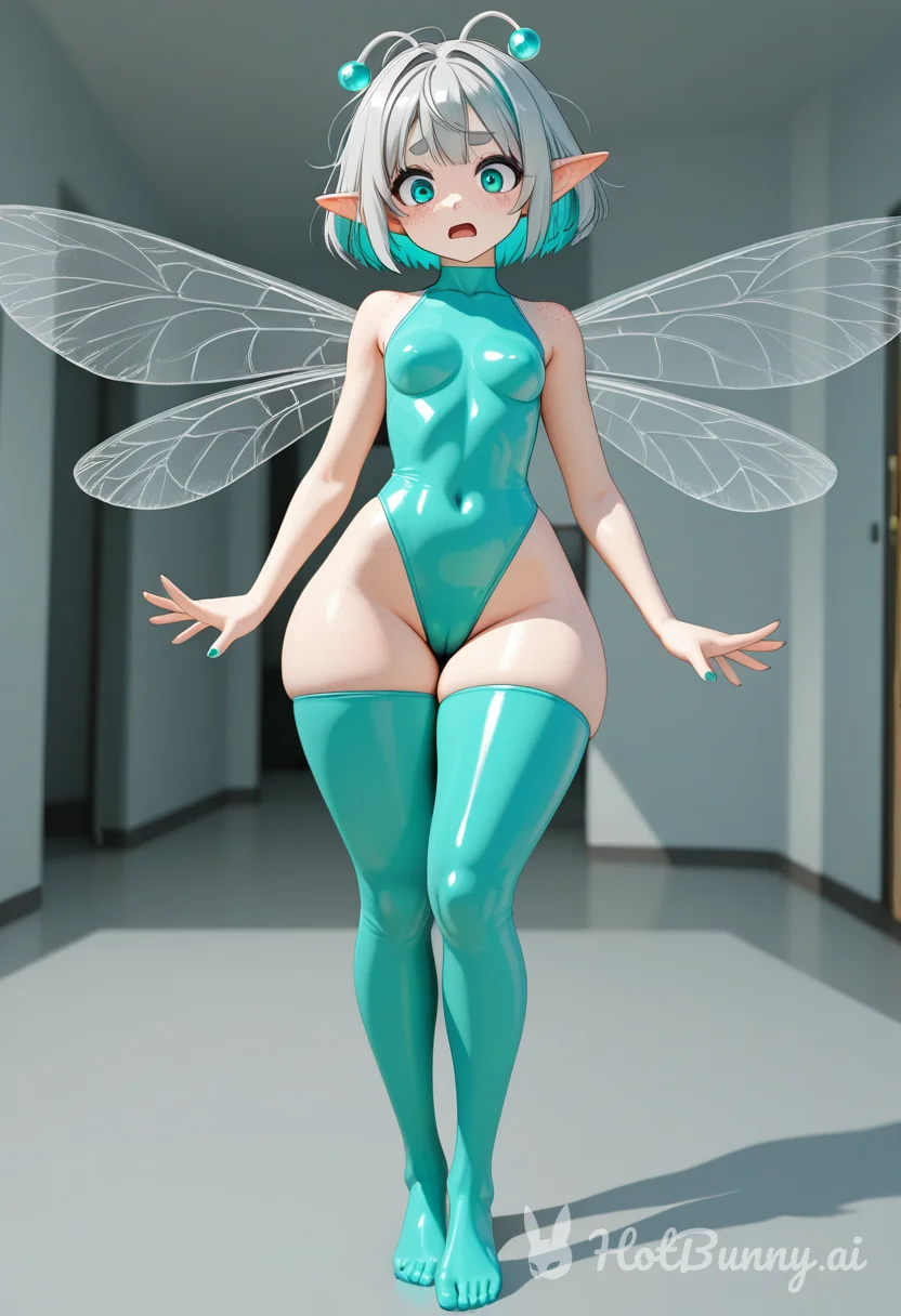 Tia noticed weird balls on her antennaes