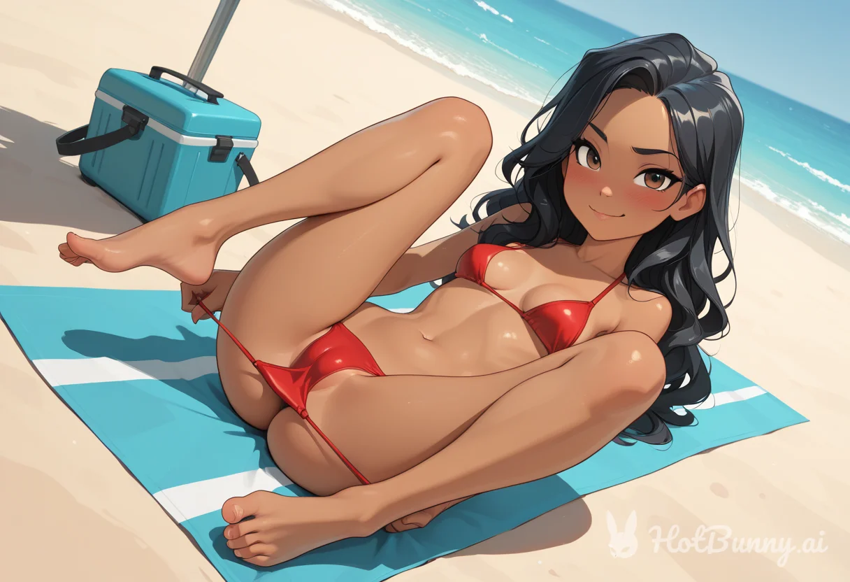 Ebony Swimsuit Ai Hentai