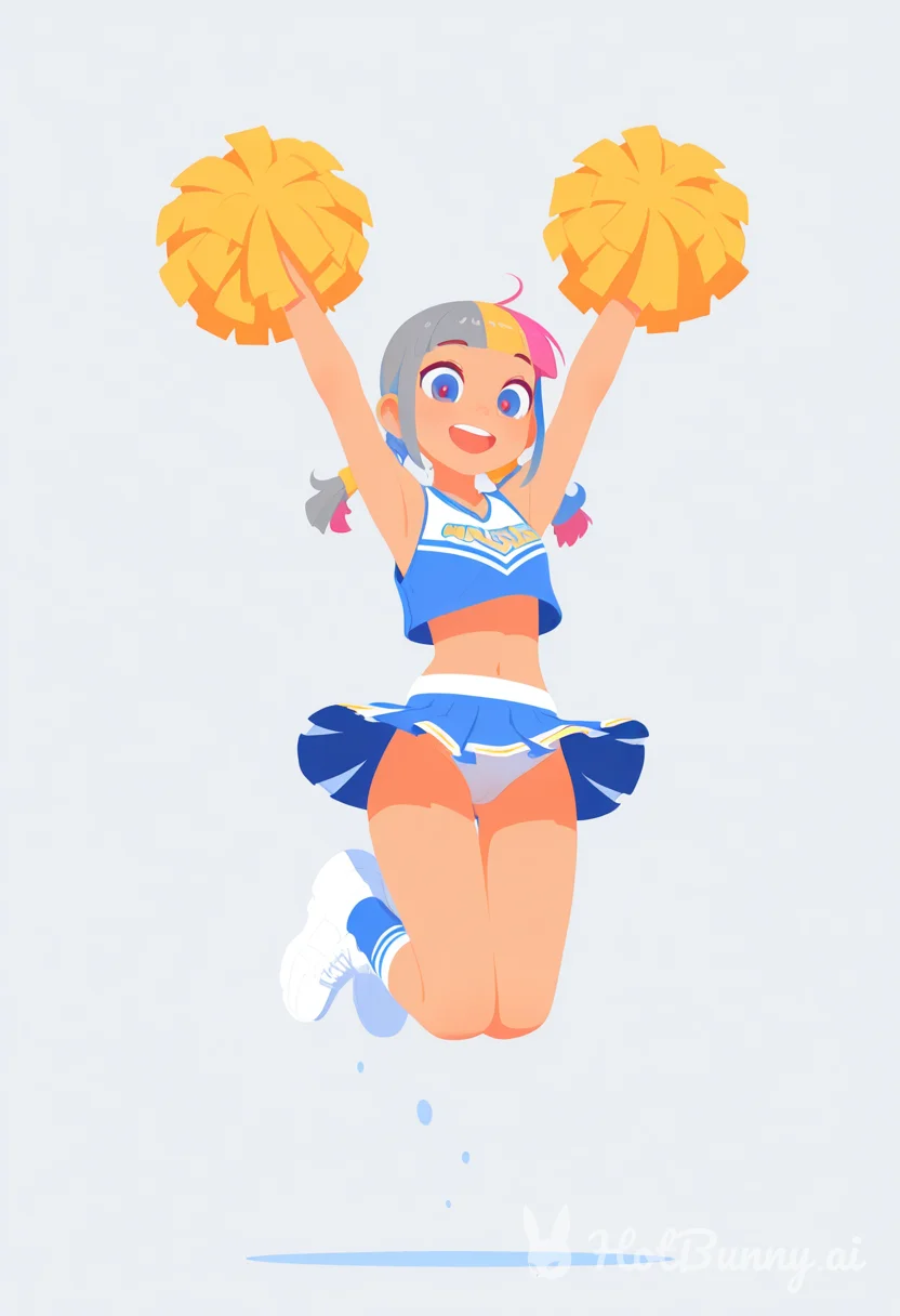 Blonde Cheerleader Ai Hentai