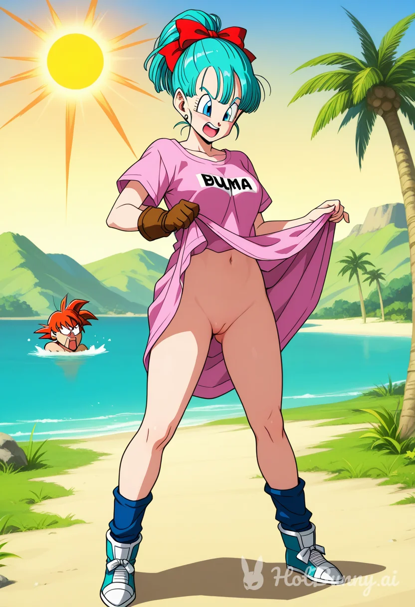 Bulma and Son Goku Public Ai Hentai