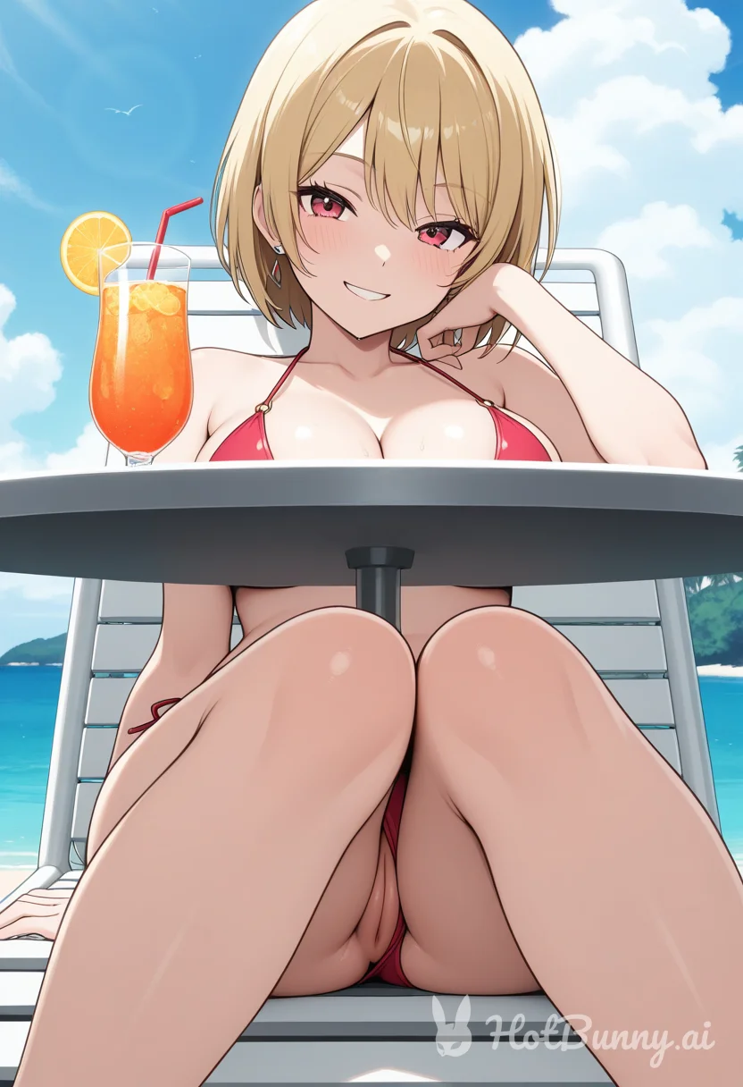 Swimsuit Blonde Ai Hentai
