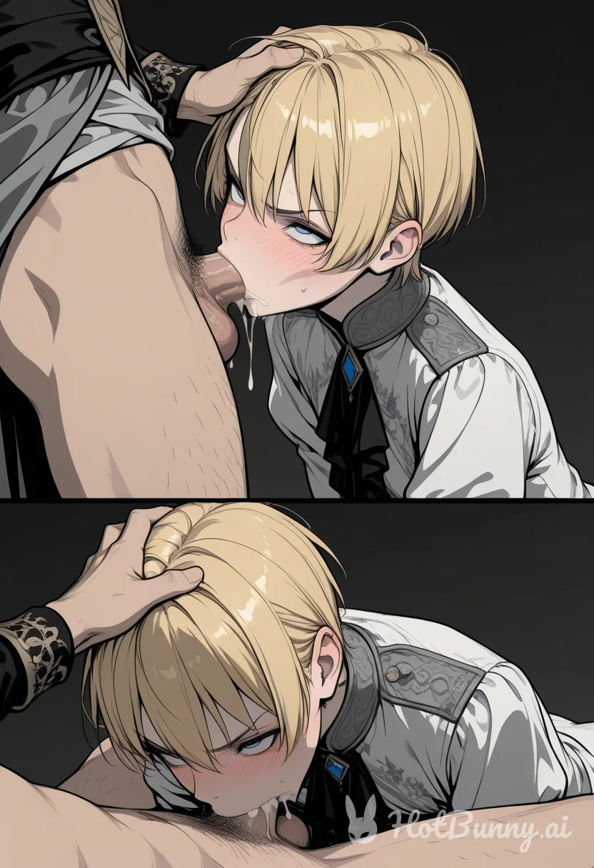 Deepthroat Blonde Ai Hentai