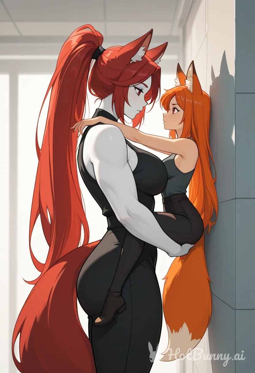 Fox Girl Lesbian Muscle Girl Ai Hentai