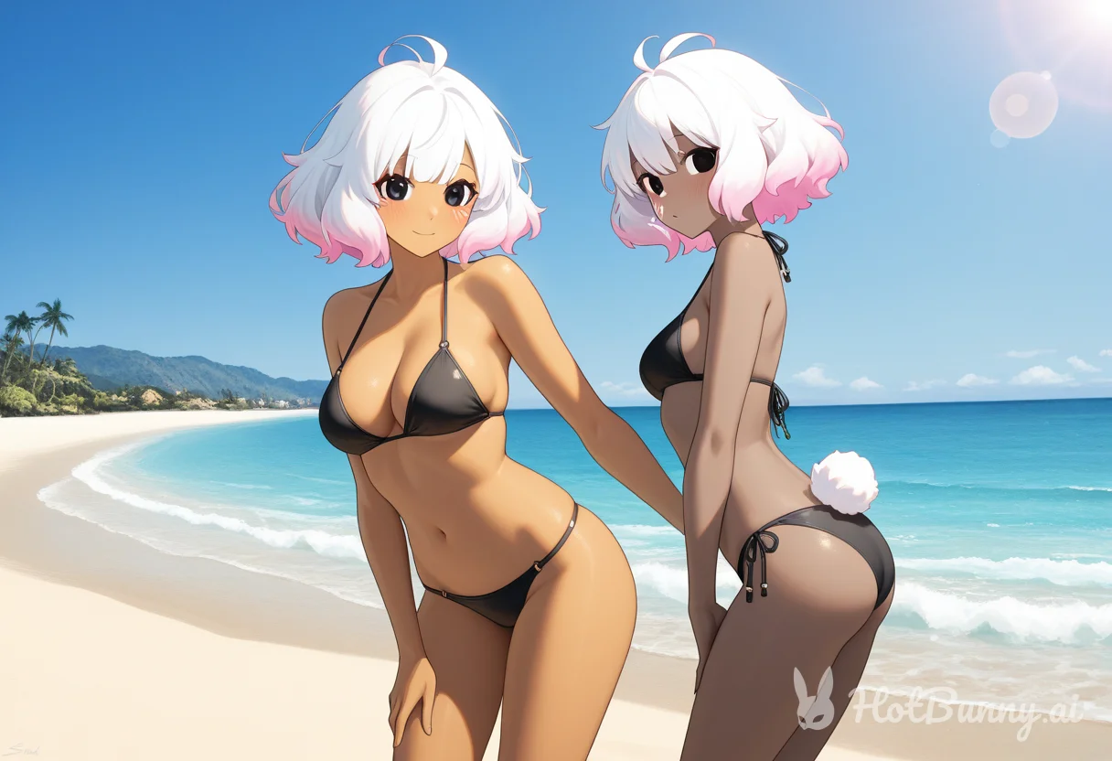 Ebony Swimsuit Ai Hentai