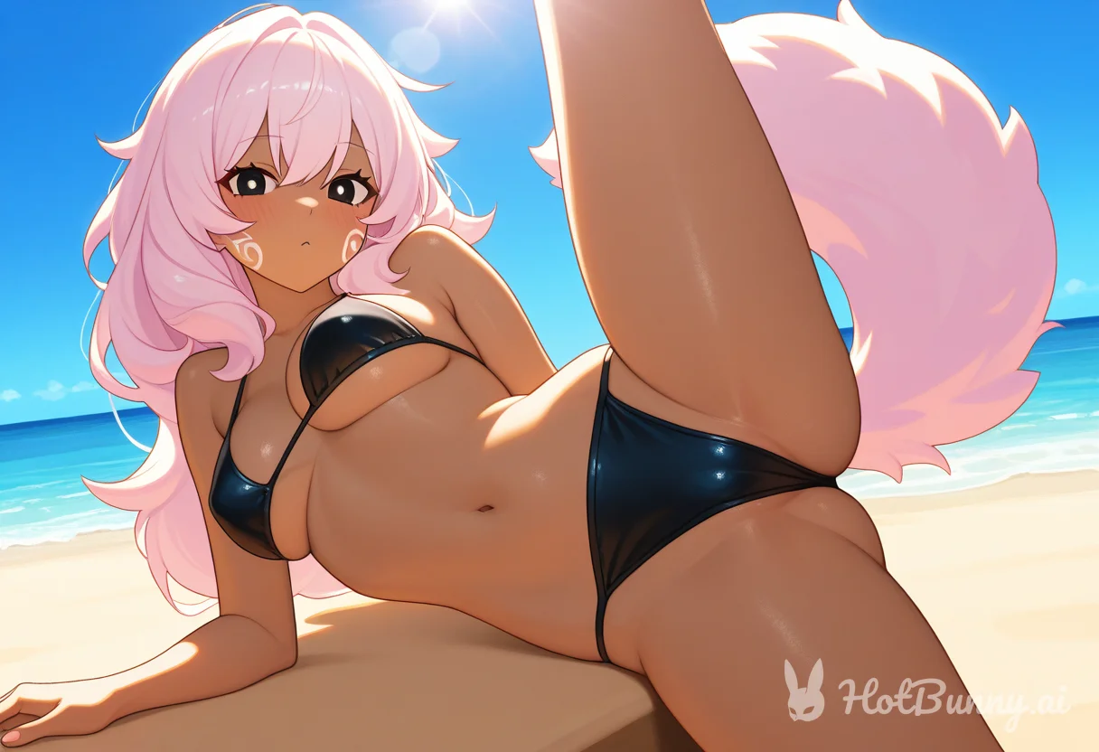 Ebony Swimsuit Ai Hentai