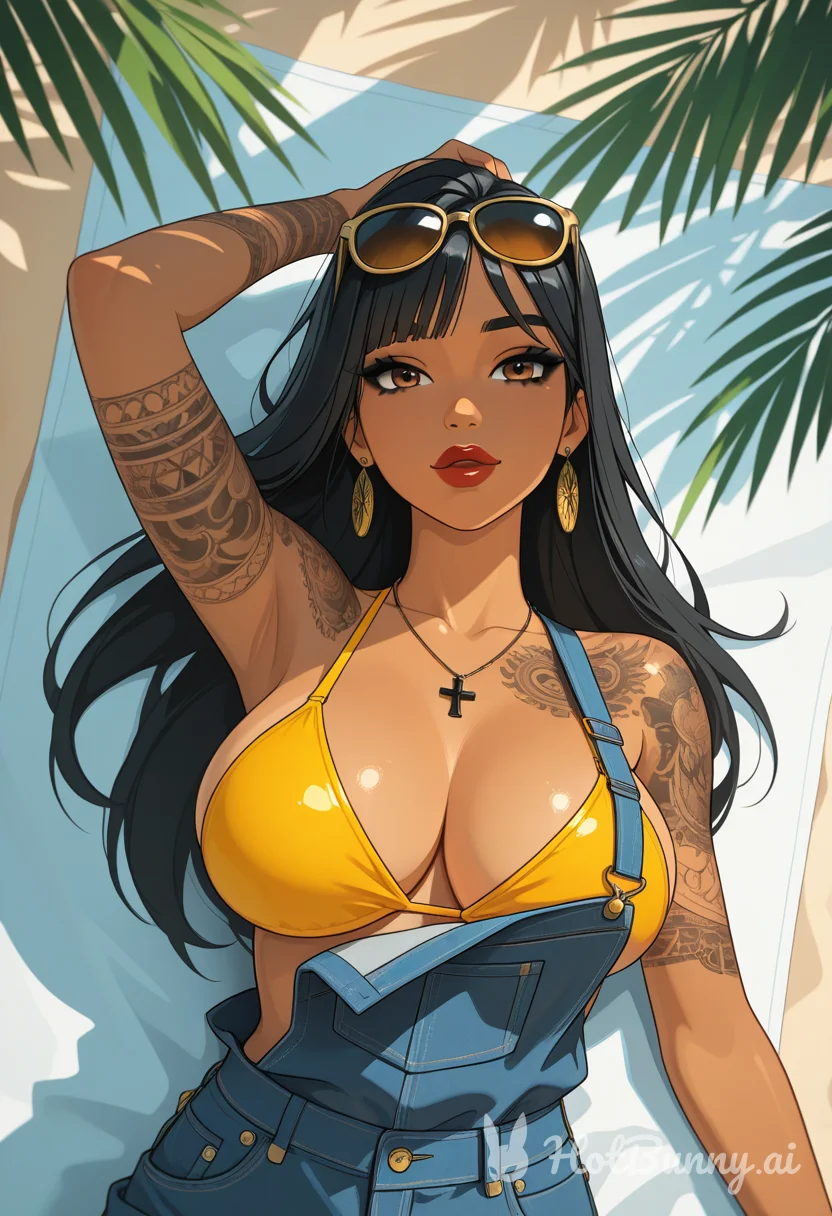 Luna at the beach
