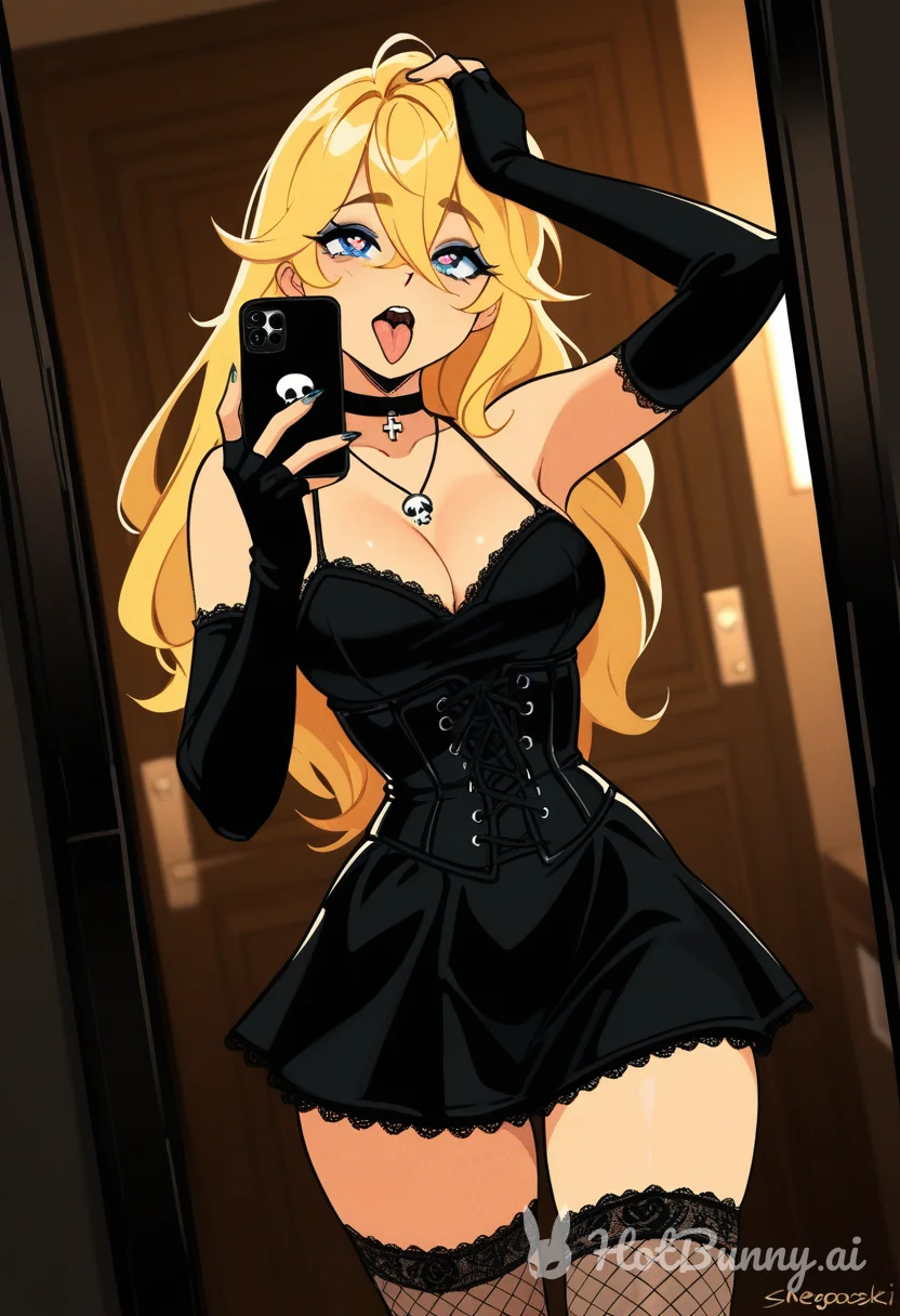 Blonde Lingerie Ai Hentai