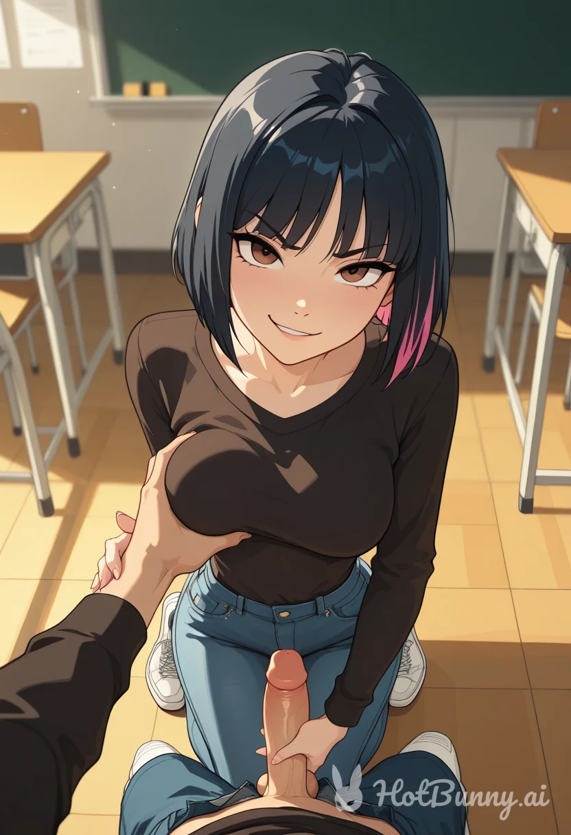 She always ask for a little help with homework 