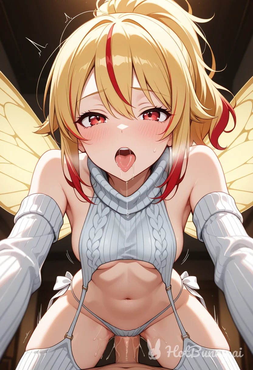 Vtuber Blonde Lingerie Ai Hentai
