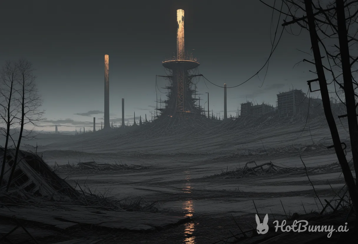 mysterious towers...