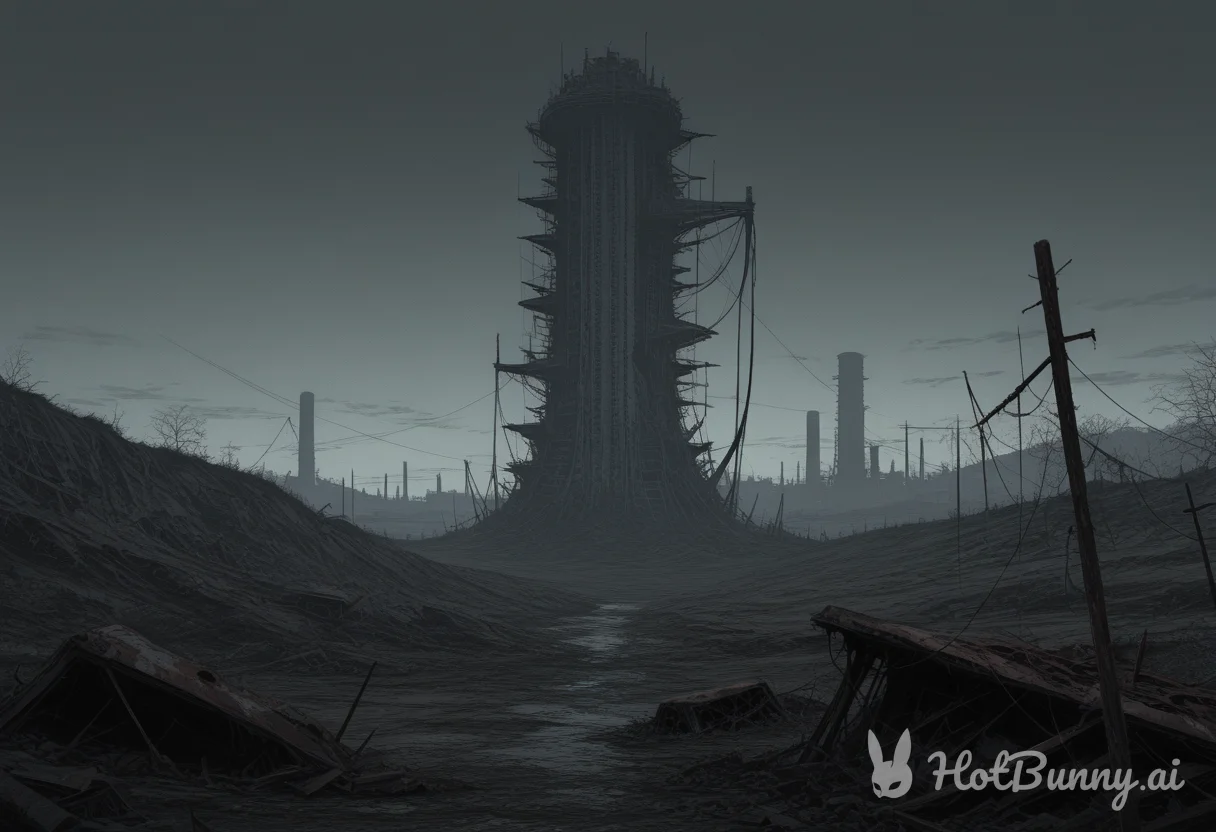 mysterious towers...