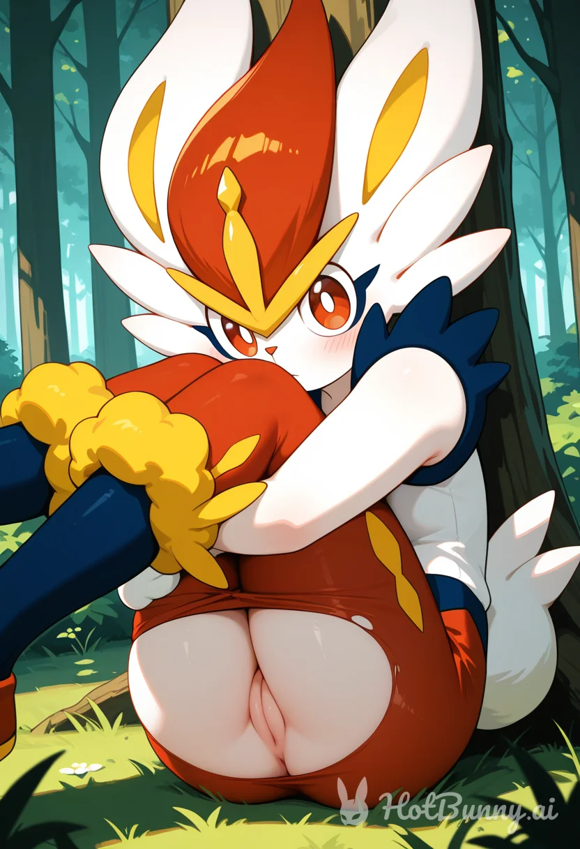 Cinderace from Pokemon Furry Ai Hentai