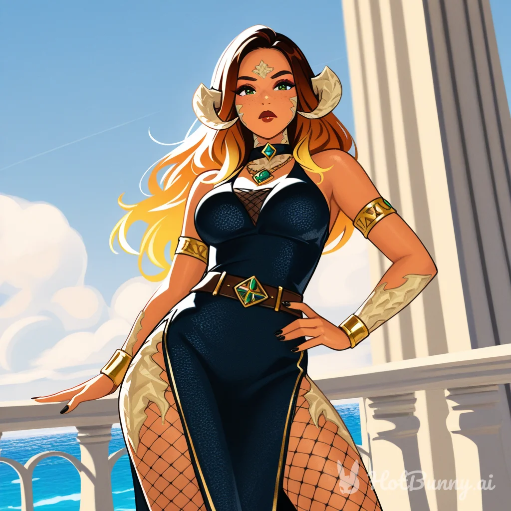Warrior Of Light from Final Fantasy Monster Girl Manga Ai Hentai