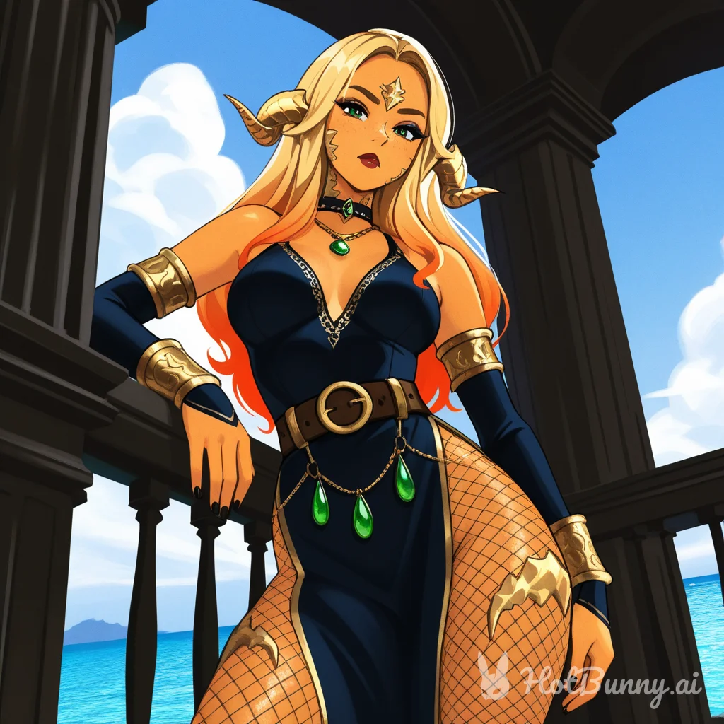 Warrior Of Light from Final Fantasy Monster Girl Manga Ai Hentai