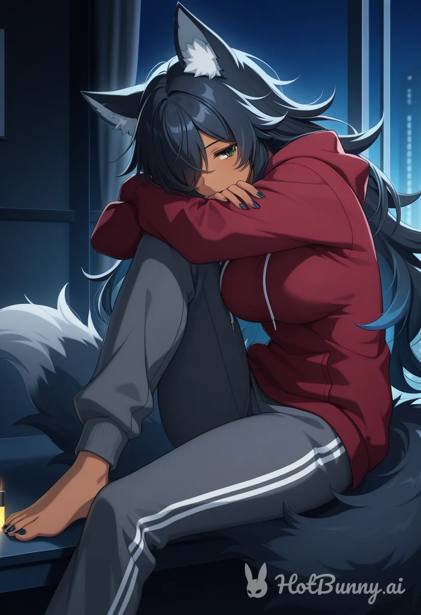 Wolf Girl Ebony Vtuber Ai Hentai