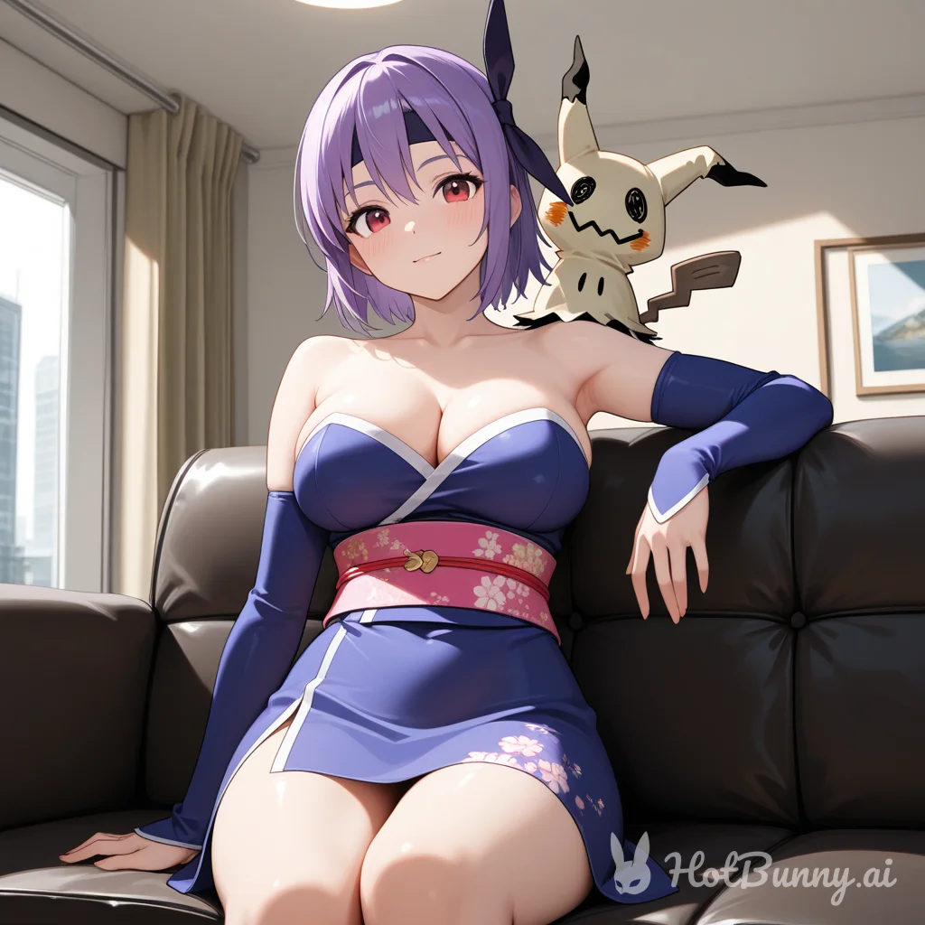 purple haired goddess...