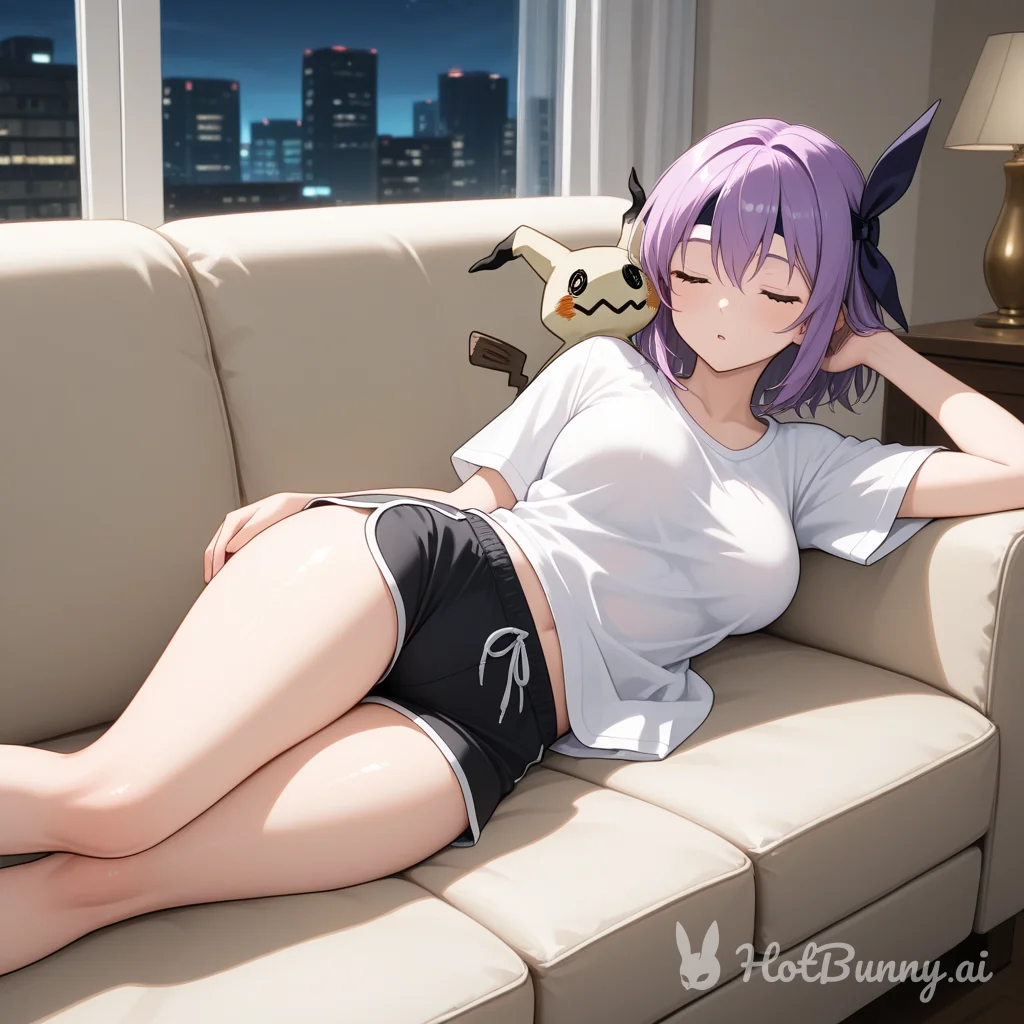 purple haired goddess...