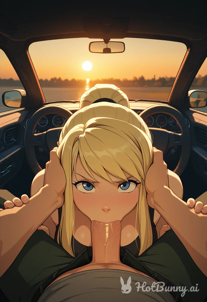 Samus and Winry Rockbell Blowjob Ai Hentai