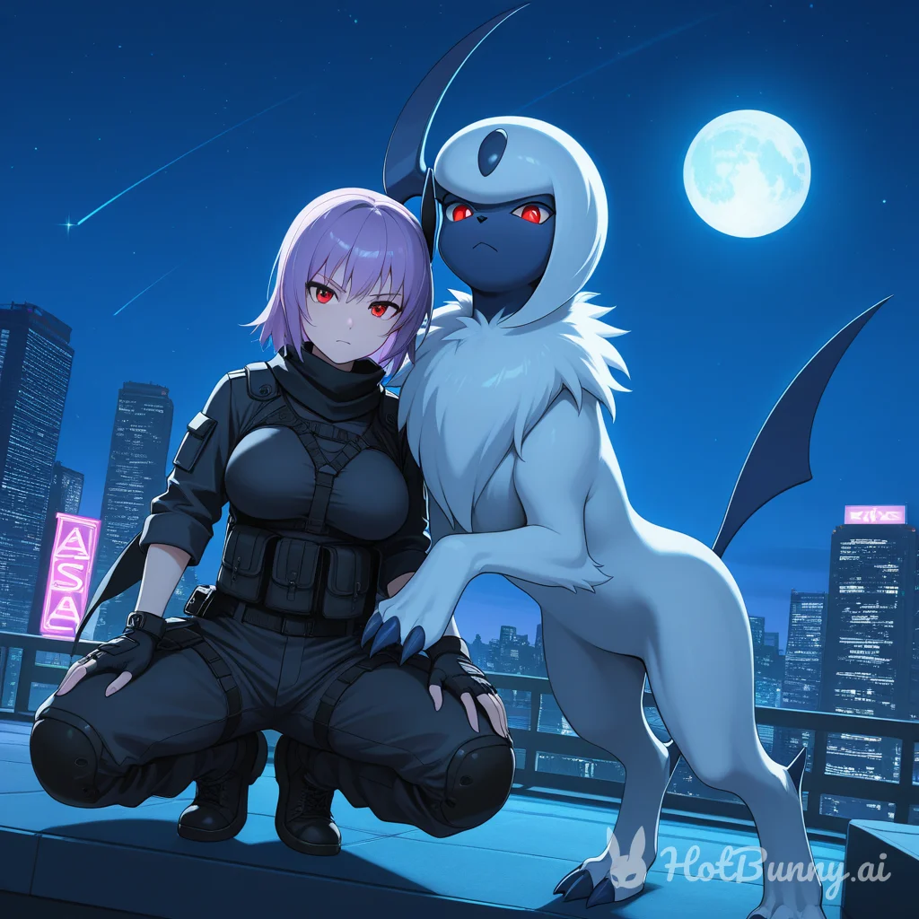 purple haired goddess...