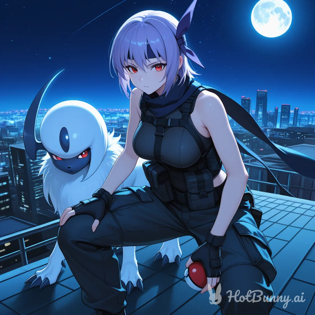 purple haired goddess... 