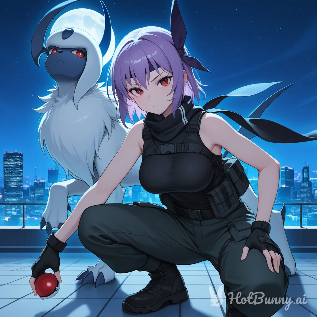 purple haired goddess...