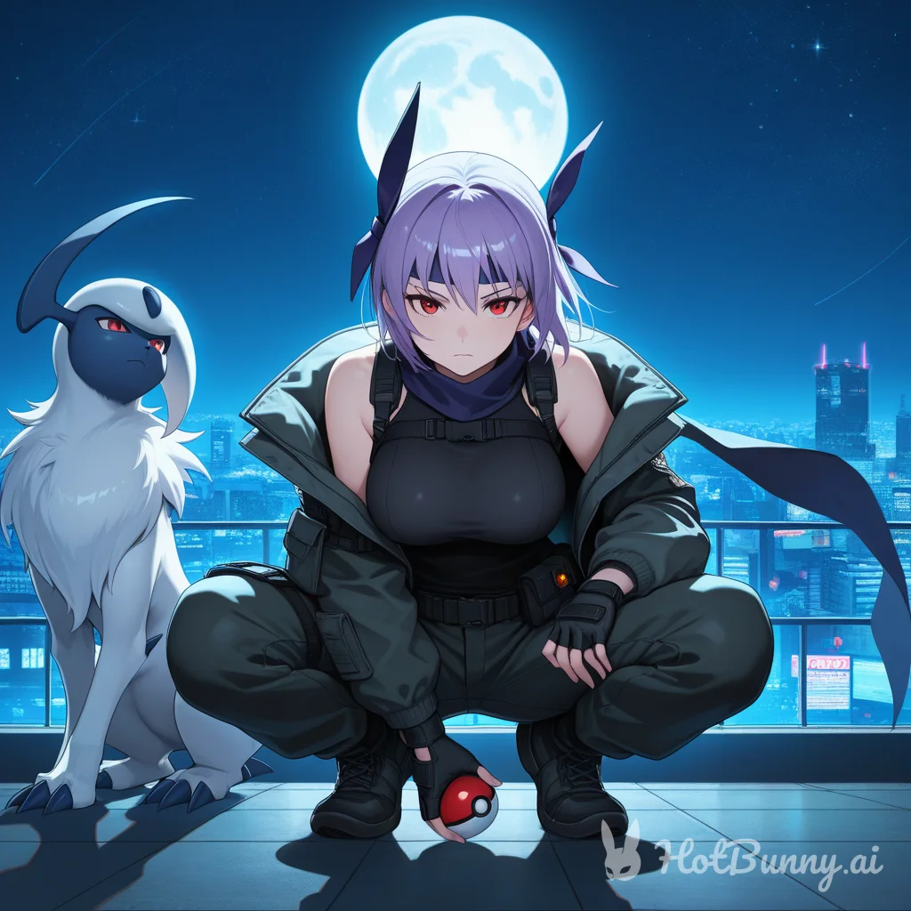 purple haired goddess...