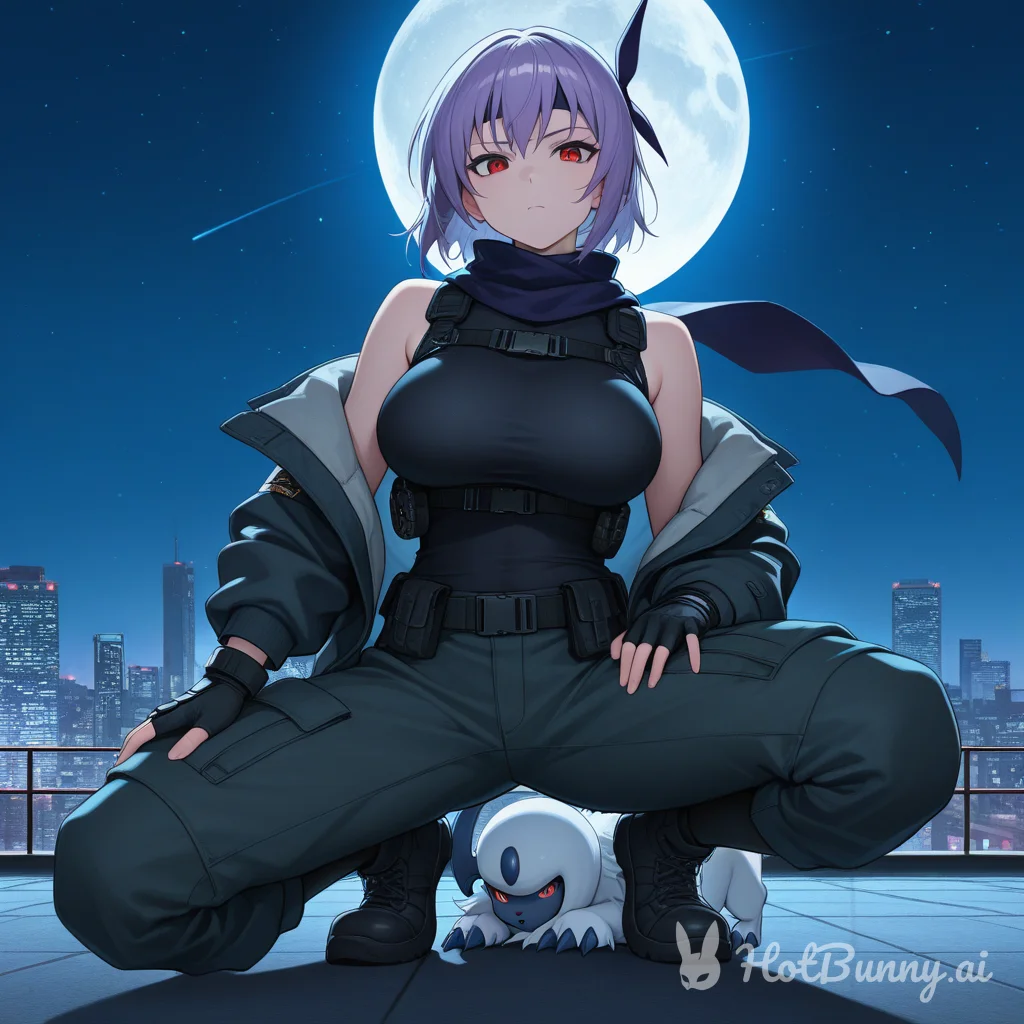 purple haired goddess...