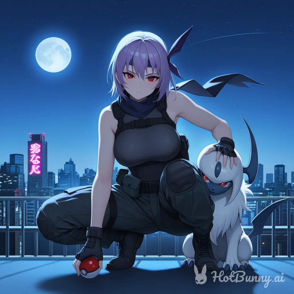 purple haired goddess...