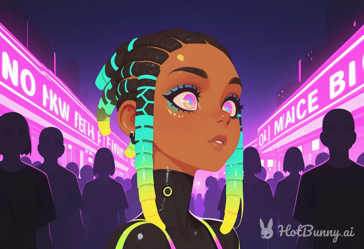 Black Cyberpunk Blonde Ai Hentai