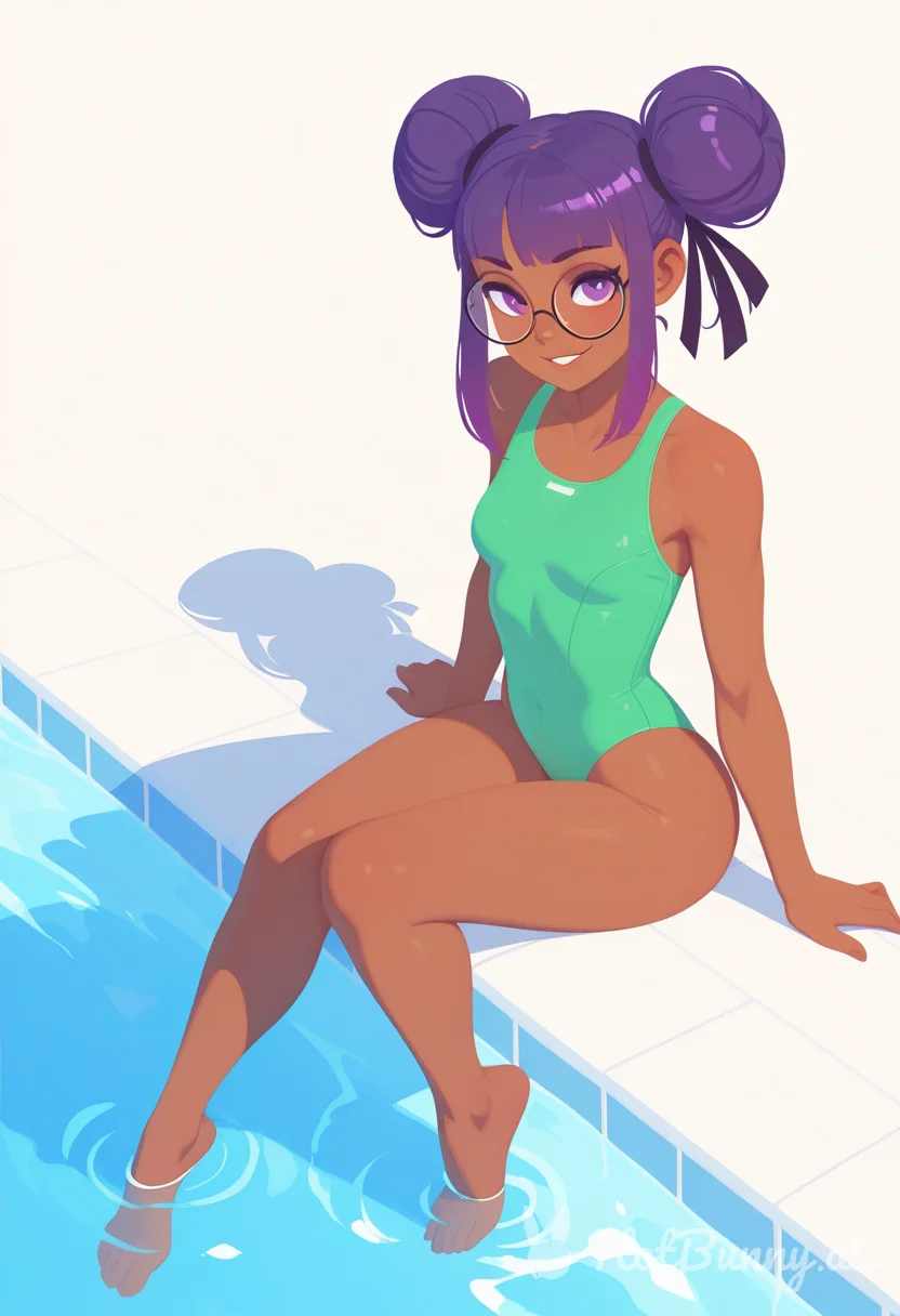 Ebony Swimsuit Ai Hentai